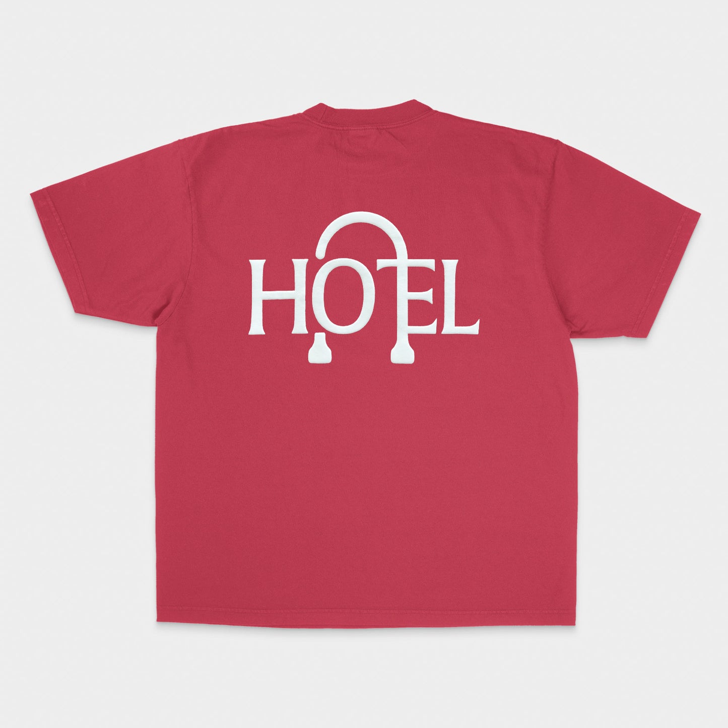 HOTEL ARCH OVERSIZED TEE (CLAY RED)