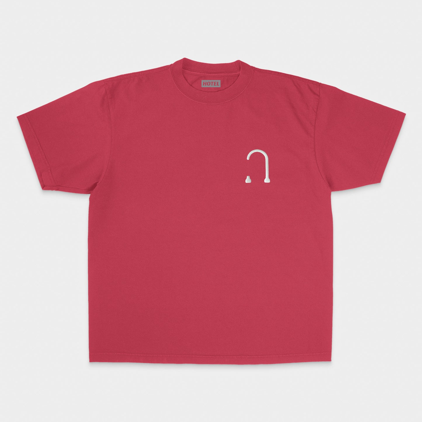 HOTEL ARCH OVERSIZED TEE (CLAY RED)